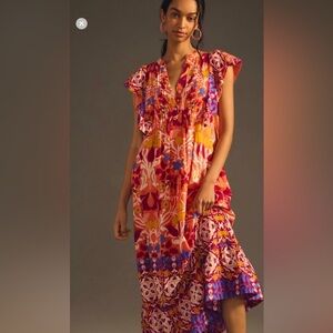 Anthropologie Maeve The Cassandra Maxi Dress size small